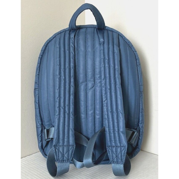 New Michael Kors Winnie Medium Backpack Quilted Nylon Dark Chambray - Picture 3 of 6